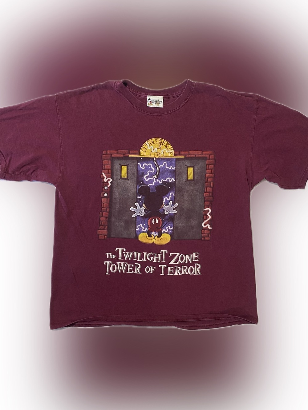1994 rare vintage Walt Disney World Twilight Zone Tower of Terror Mickey tee